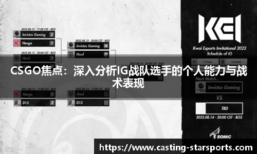CSGO焦点：深入分析IG战队选手的个人能力与战术表现